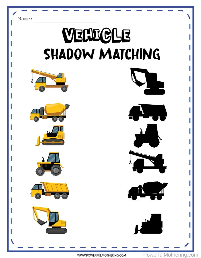 construction printable activites