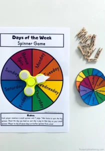 days of the week game