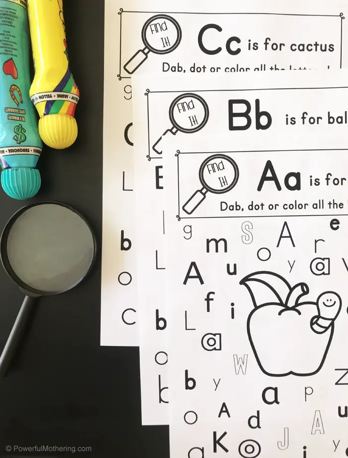 Find It ABC I Spy Game