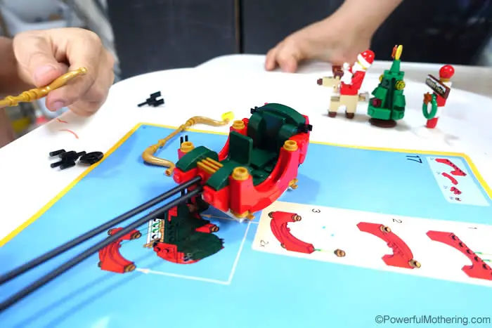 add on day by day to the lego advent calendar