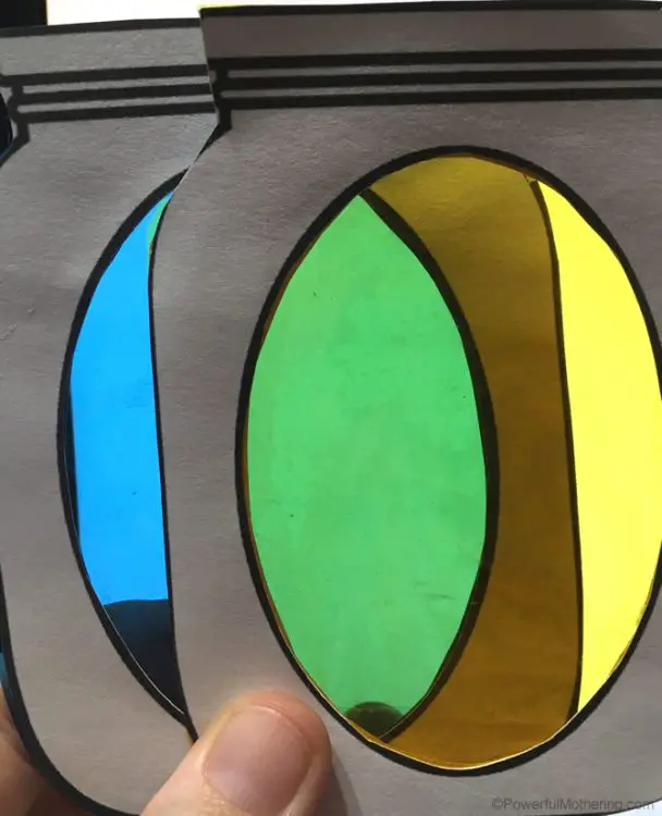 blue and yellow is green
