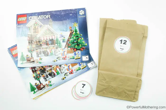 free printable lego days