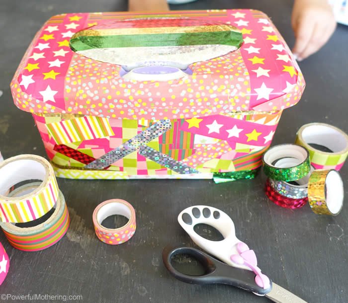Recycled Money Wipe Box