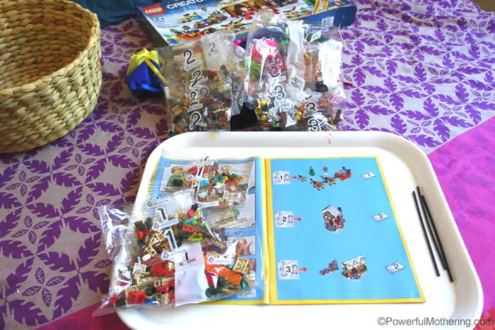 The simple rundown for a lego advent calendar 