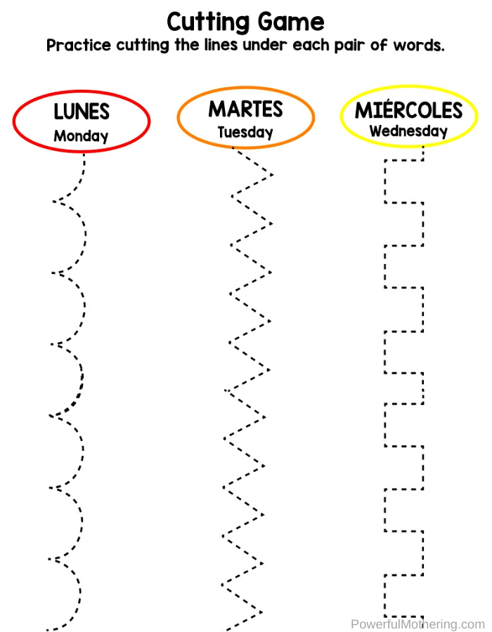spanish days of the week