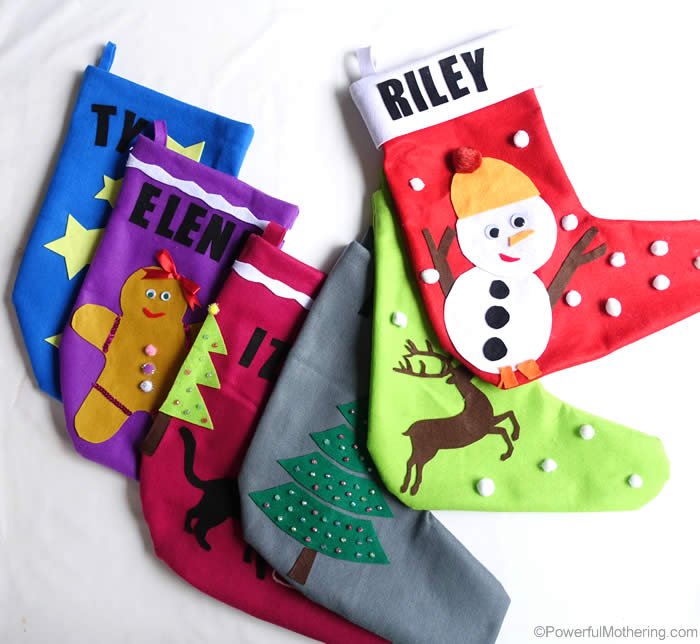 DIY Christmas Stockings – No Sew
