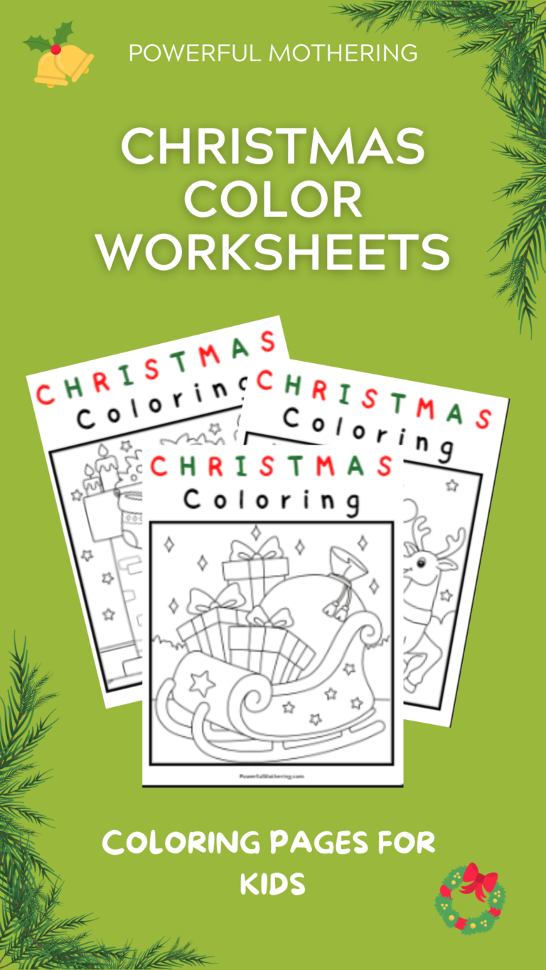 Christmas Color Worksheets