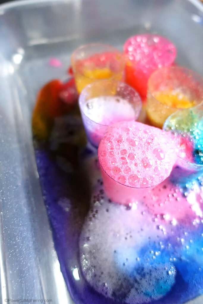 fizzing experiment for preschool