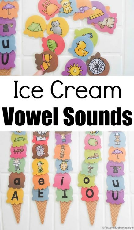 Ice Cream Short Vowel Sounds
