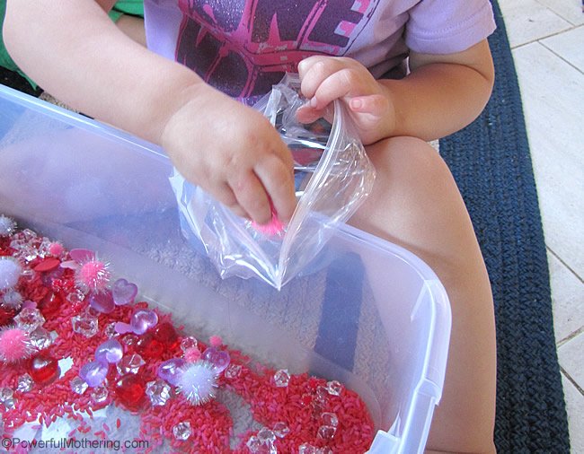 packing away is just as fun as playing