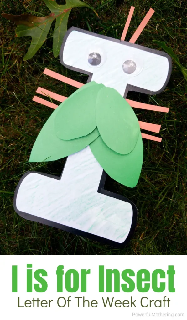 Letter I Craft: Insect