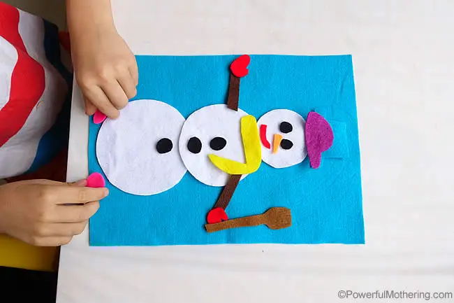 build a traditional snow man