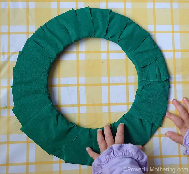 covered wreath