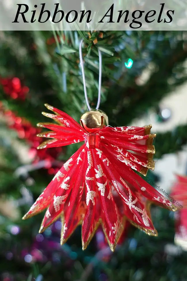 how to make ribbon angels DIY